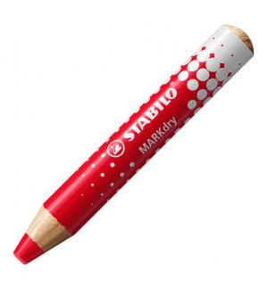 CRAYON EFFACABLE A SEC WHITEBOARD MARKER DRY STABILO ROUGE