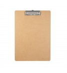 PORTE BLOC A4 A PINCE CARTE BRUTE COULEUR KRAFT