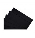 ENVELOPPES 110X220mm NOIRES AUTO ADHSEIVES - PAQUET DE 50