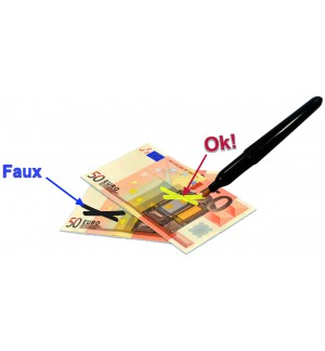 STYLO DETECTEUR FAUX BILLETS