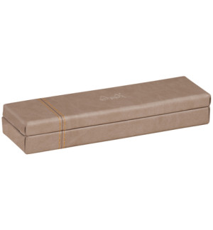 PLUMIER SIMILI CUIR RHODIARAMA TAUPE