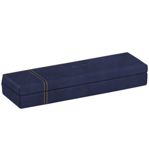 PLUMIER SIMILI CUIR RHODIARAMA BLEU NUIT