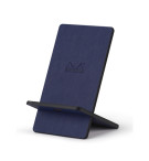 SUPPORT TELEPHONE MOBILE SIMILI CUIR RHODIARAMA BLEU NUIT