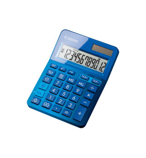 CALCULATRICE DE BUREAU CANON 12 CHIFFRES LS-123K BLEUE