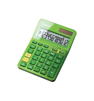 CALCULATRICE DE BUREAU CANON 12 CHIFFRES LS-123K VERTE