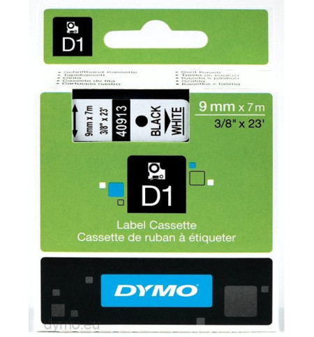 DYM40913-ruban-titreuse-dymo-9mm-noir-blanc