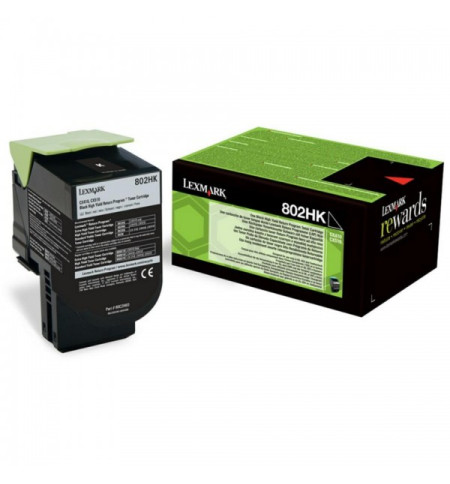 LEXMARK CARTOUCHE LASER 80C2HK0 NOIRE