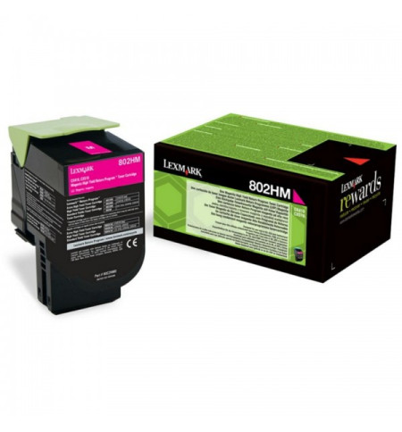 LEXMARK CARTOUCHE LASER 80C2HM0 MAGENTA