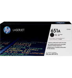 HP CARTOUCHE LASER 651A NOIRE CE340A