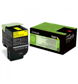 LEXMARK CARTOUCHE LASER 70C20Y0 JAUNE