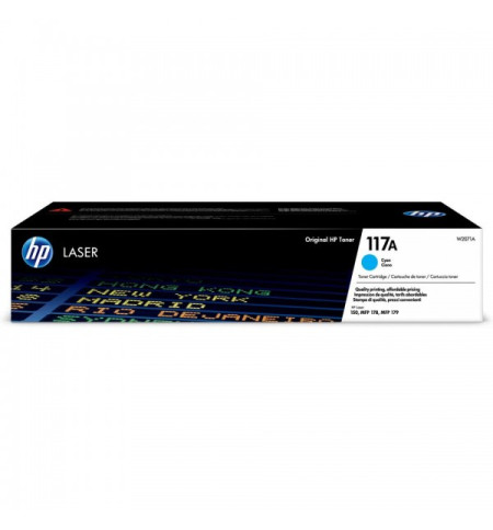 HP CARTOUCHE LASER 117A CYAN W2071A / 447030