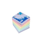 BLOC TYPE POST IT 75X75mm PASTEL ASSORTIS - PAQUET DE 6