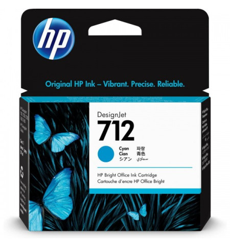 HP CARTOUCHE JET D'ENCRE 712 CYAN 3ED67A