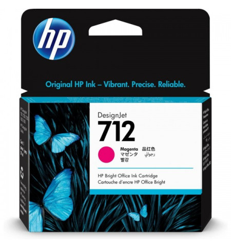 HP CARTOUCHE JET D'ENCRE 712 MAGENTA 3ED68A