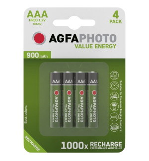 PILE RECHARGEABLE LR03 AAA - BLISTER DE 4