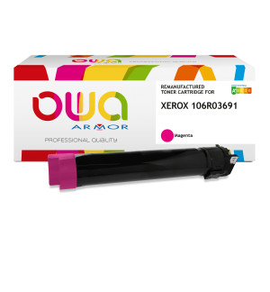 CARTOUCHE LASER COMPATIBLE XEROX 106R03691 MAGENTA / K18347