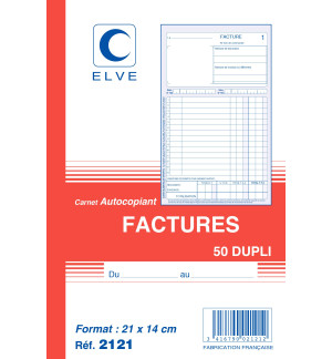 MANIFOLD "FACTURE" DUPLI 21X14.8cm