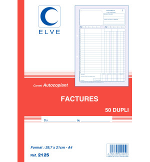 MANIFOLD "FACTURE" DUPLI 21X29.7cm