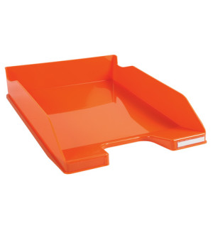 CORBEILLE A COURRIER ORANGE GLOSSY