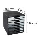 MODULE MODULO 10 TIROIRS- NUANCES DE GRIS