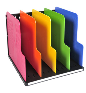 TRIEUR VERTICAL MODULOTOP AVEC 5 INTERCALAIRES DE COULEUR