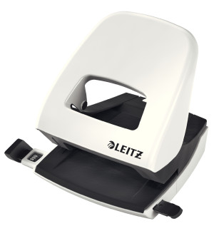 PERFORATEUR METAL 2 POINCONS LEITZ WOW 5008 BLANC