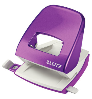 PERFORATEUR METAL 2 POINCONS LEITZ WOW 5008 VIOLET