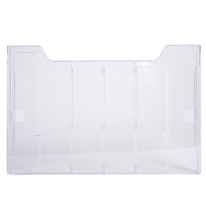 CASE SUPPLEMENTAIRE TRANSPARENTE FORMAT PAYSAGE / 36x327x213 mm