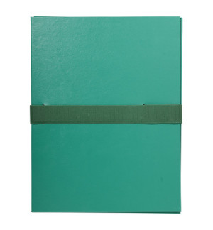 CHEMISE A SANGLE VELCRO 1 RABAT EN PIED 240X320mm - VERT CLAIR