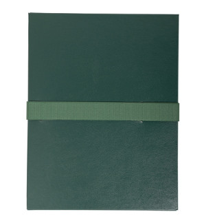 CHEMISE A SANGLE VELCRO 1 RABAT EN PIED 240X320mm - VERT FONCE