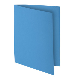 CHEMISES 240X320mm 210G BLEU ROY - PAQUET DE 100