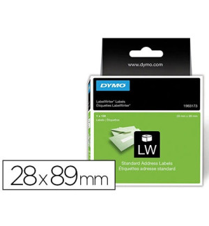 DYMO BOITE DE 130 ETIQUETTES LW ADRESSE 89x28mm