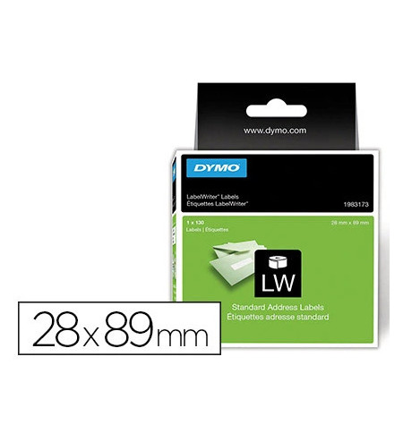 DYMO BOITE DE 130 ETIQUETTES LW ADRESSE 89x28mm