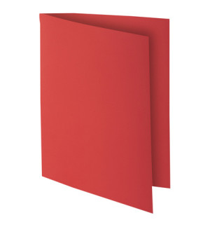 CHEMISES 240X320mm 210G ROUGE TURC - PAQUET DE 100