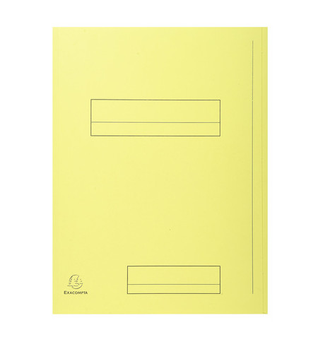 CHE444J-chemises-jaunes-imprimees-a-2-rabats-240x320mm---paquet-de-50