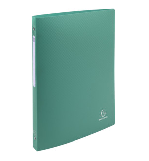 CLASSEUR POLYPRO 4 ANNEAUX VERT - DIAM.15mm