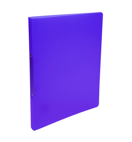 CLASSEUR POLYPRO 4 ANNEAUX TRANSLUCIDE VIOLET - DIAM.15mm