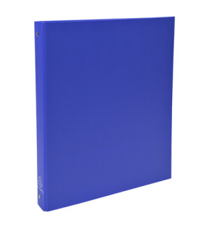 CLASSEUR A4 PVC 4 ANNEAUX BLEU - DIAM.30mm