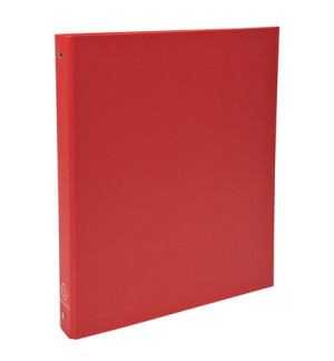 CLASSEUR A4 PVC 4 ANNEAUX ROUGE - DIAM.30mm