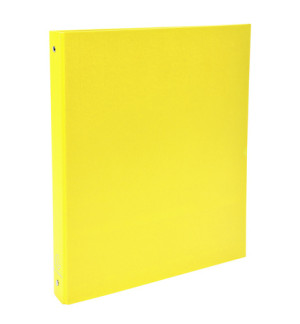 CLASSEUR A4 PVC 4 ANNEAUX JAUNE - DIAM.30mm