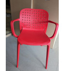 FAUTEUIL DESIGN MIRA ROUGE