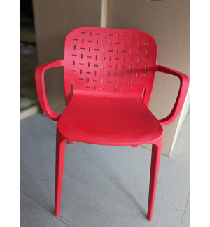 FAUTEUIL DESIGN MIRA ROUGE