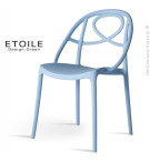 CHAISE ETOILE POLYPROPYLENE BLEU P111