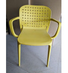 FAUTEUIL DESIGN MIRA JAUNE