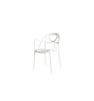 FAUTEUIL ETOILE P  POLYPROPYLENE BLANC P101