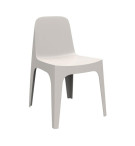 CHAISE 1 PLACE GAMME SOLID BLANC