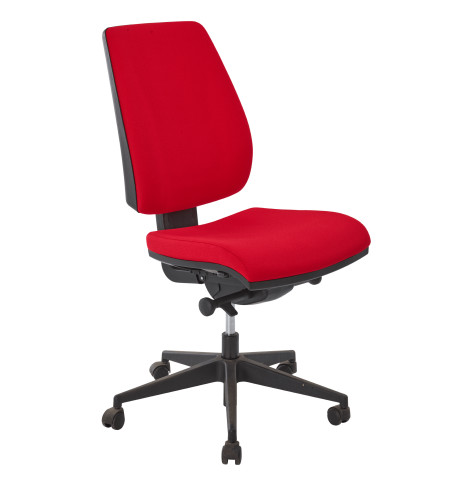 SIEGE DE BUREAU ERGONOMIQUE RYAN SYNCHRONE  ROUGE