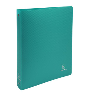 CLASSEUR POLYPRO 4 ANNEAUX VERT - DIAM.30mm