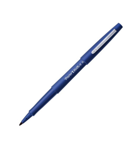 ECR123B-stylo-feutre-papermate-nylon-bleu