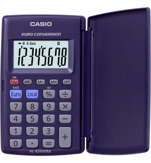 CALCULATRICE CASIO 8 CHIFFRES  HL820ER